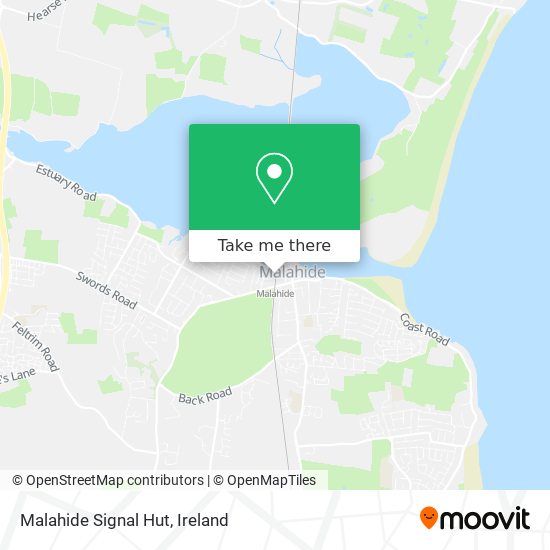 Malahide Signal Hut map