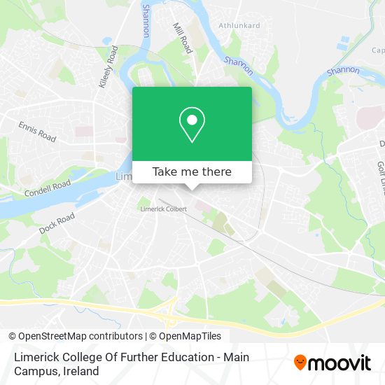 Limerick College Of Further Education - Main Campus map