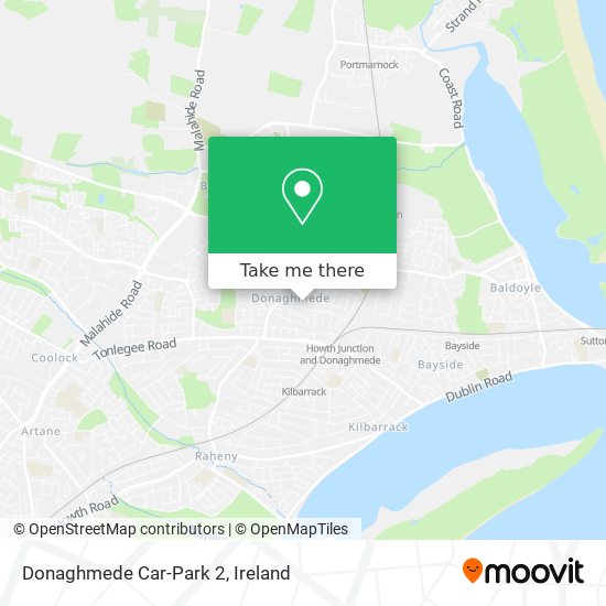 Donaghmede Car-Park 2 map