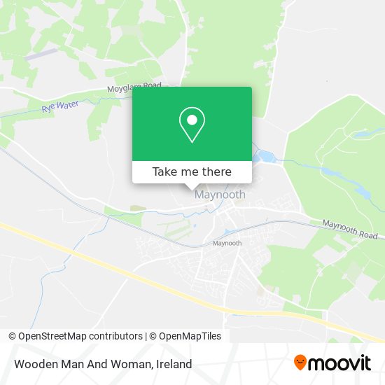 Wooden Man And Woman map