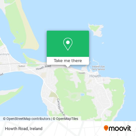 Howth Road map