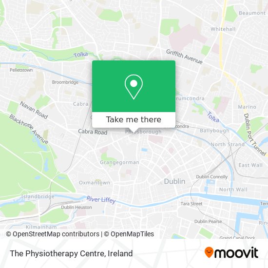 The Physiotherapy Centre map