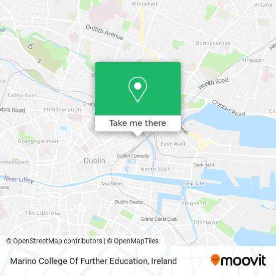 Marino College Of Further Education map