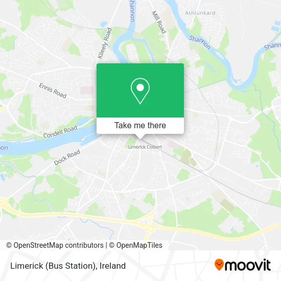 Limerick (Bus Station) map