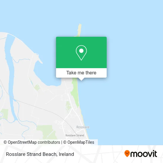 Rosslare Strand Beach map