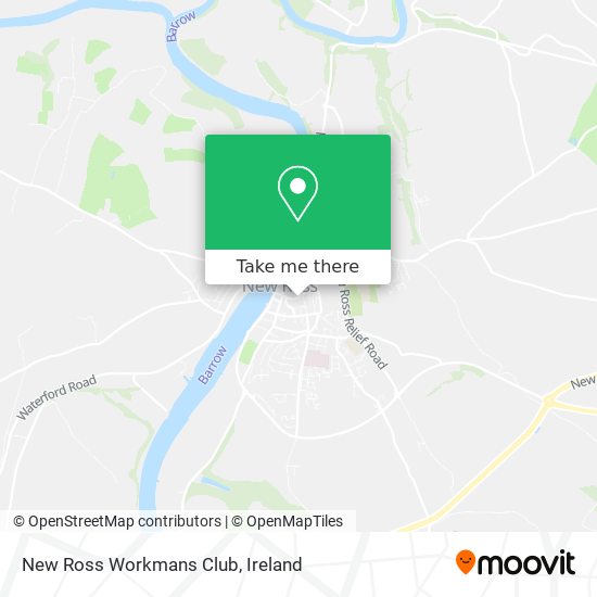 New Ross Workmans Club map