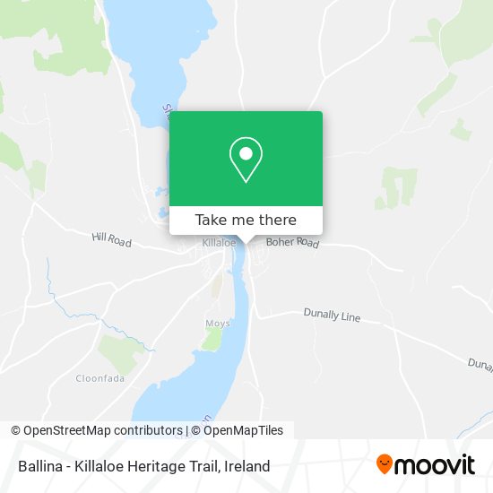 Ballina - Killaloe Heritage Trail map