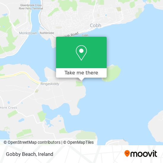 Gobby Beach map