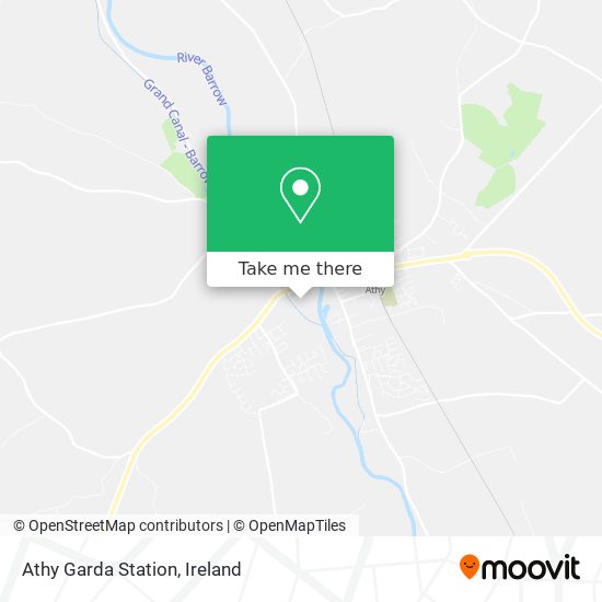 Athy Garda Station map