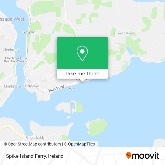 Spike Island Ferry map