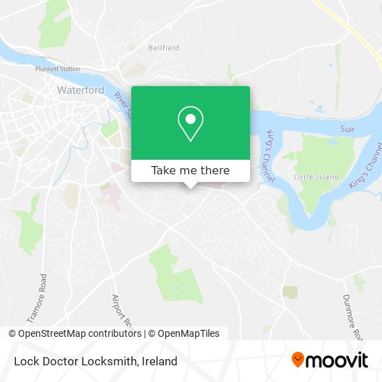 Lock Doctor Locksmith map