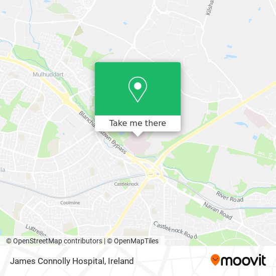 James Connolly Hospital map