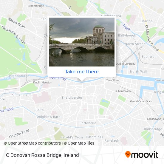 O'Donovan Rossa Bridge map