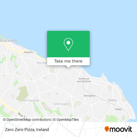 Zero Zero Pizza map