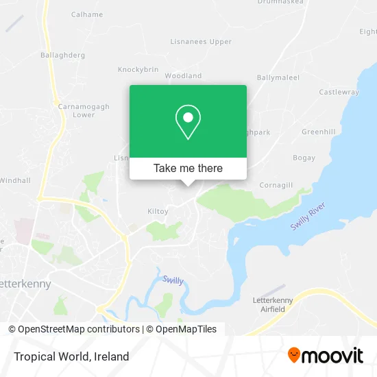 Tropical World map