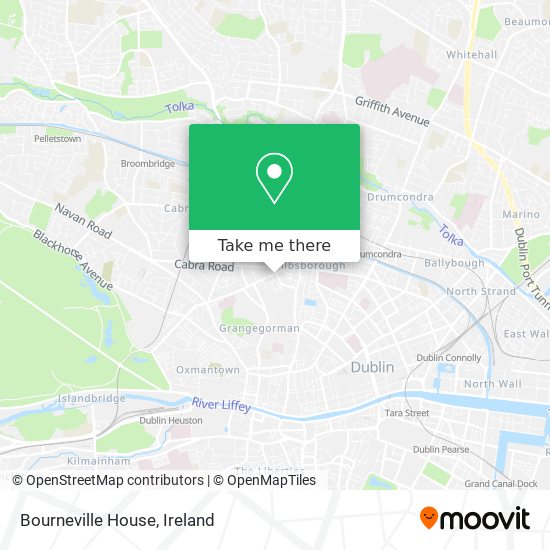 Bourneville House map