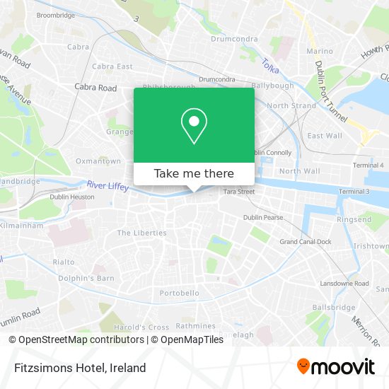 Fitzsimons Hotel map