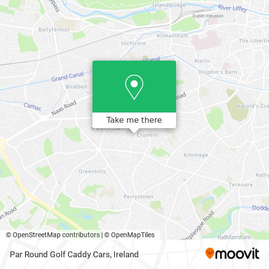 Par Round Golf Caddy Cars map