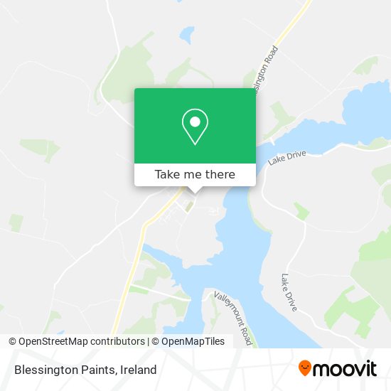 Blessington Paints map