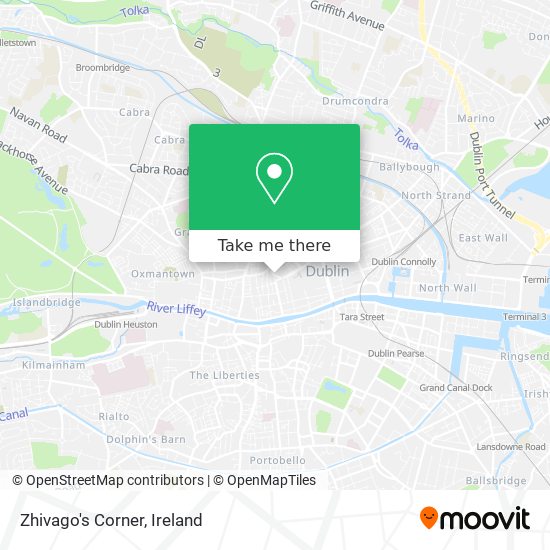 Zhivago's Corner map