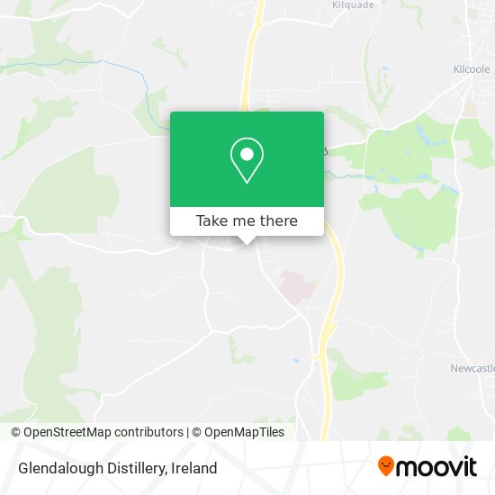 Glendalough Distillery map