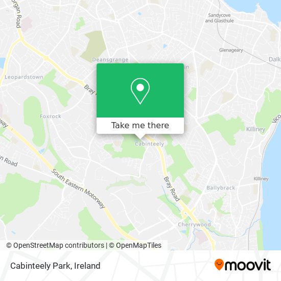 Cabinteely Park map