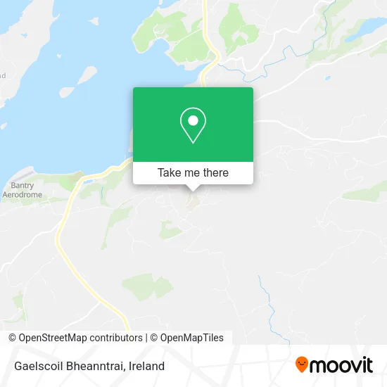 Gaelscoil Bheanntrai map