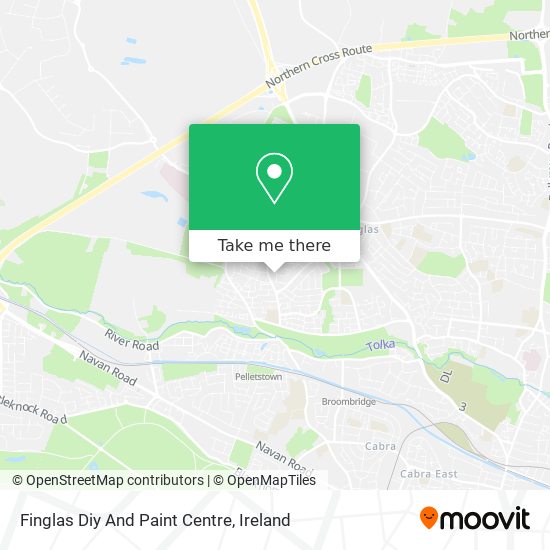 Finglas Diy And Paint Centre map