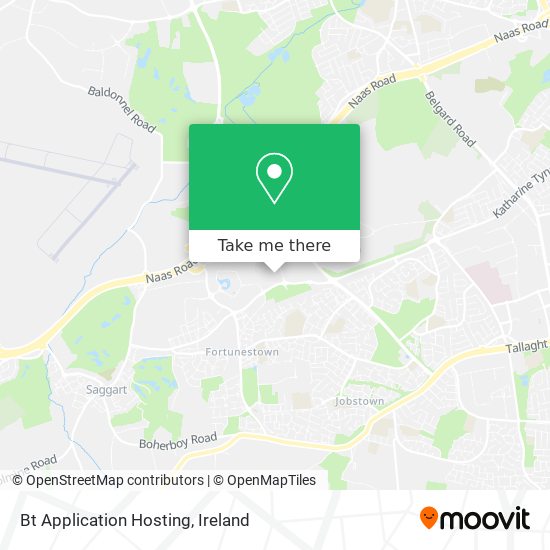 Bt Application Hosting map