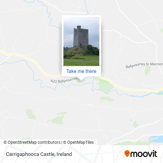 Carrigaphooca Castle plan