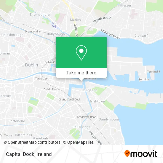 Capital Dock map
