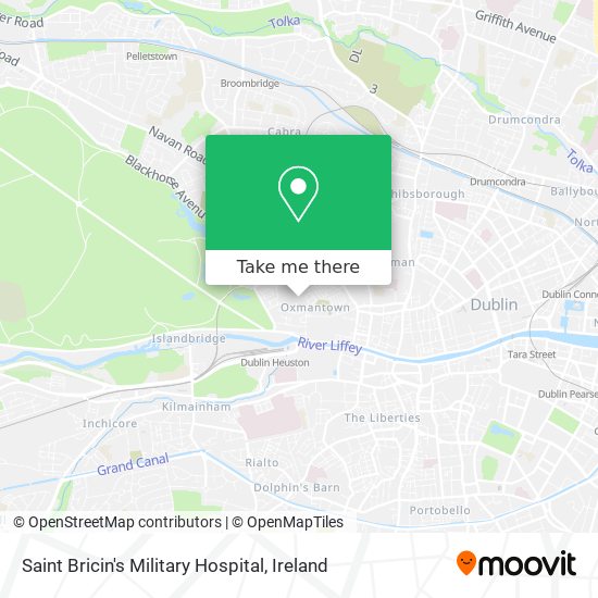 Saint Bricin's Military Hospital map