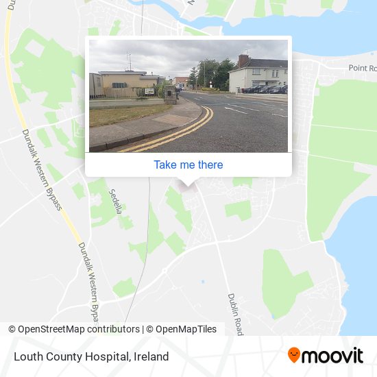 Louth County Hospital map