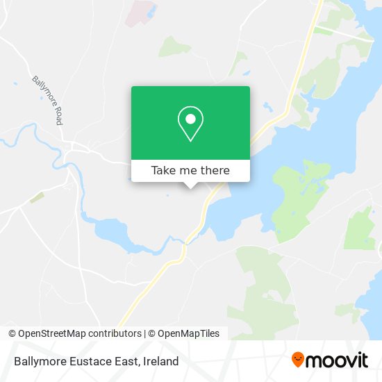 Ballymore Eustace East map