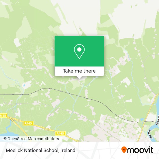 Meelick National School map