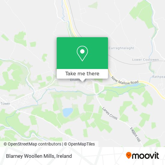 Blarney Woollen Mills map