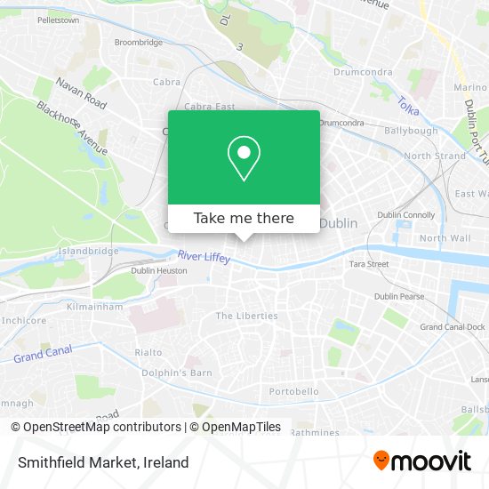 Smithfield Market map