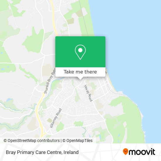 Bray Primary Care Centre map