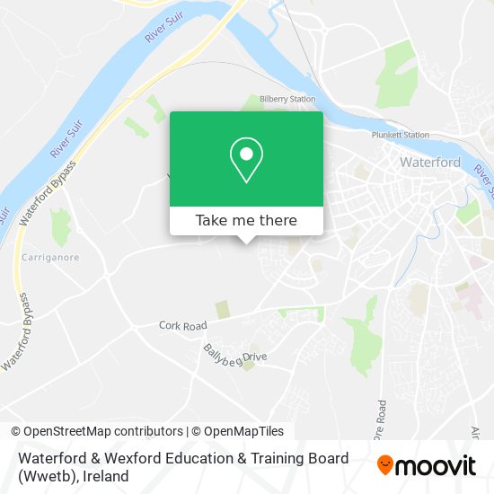 Waterford & Wexford Education & Training Board (Wwetb) map