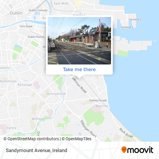 Sandymount Avenue map