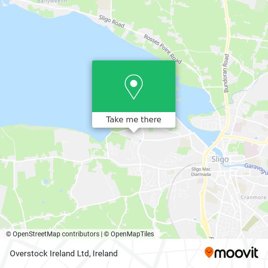 Overstock Ireland Ltd map