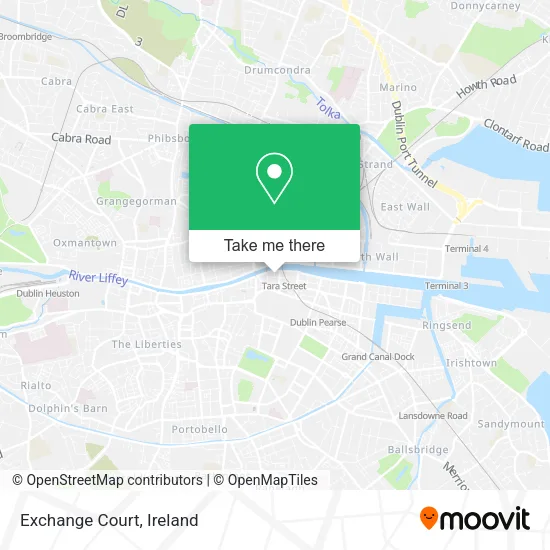 Exchange Court map