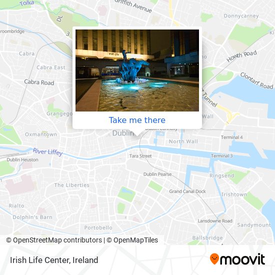 Irish Life Center map