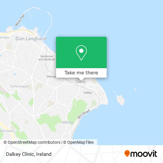 Dalkey Clinic map