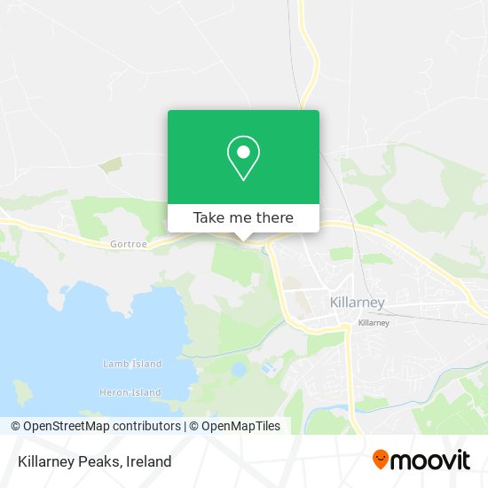 Killarney Peaks map
