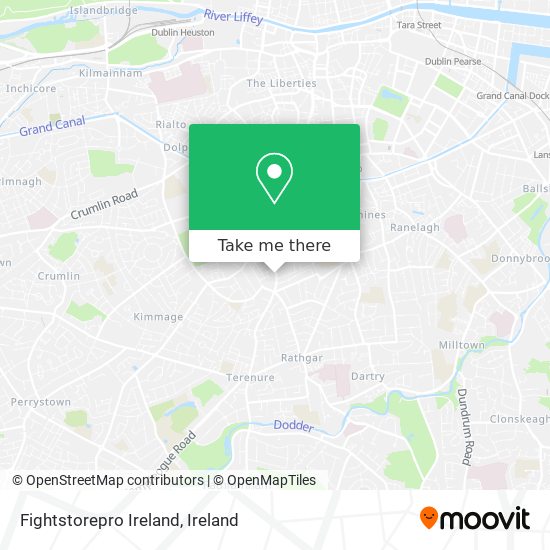 Fightstorepro Ireland map