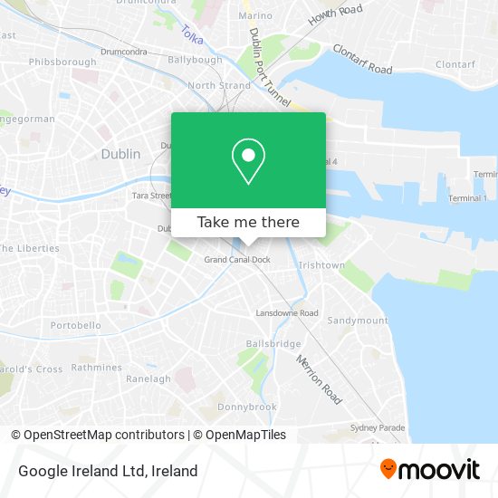 Google Ireland Ltd map