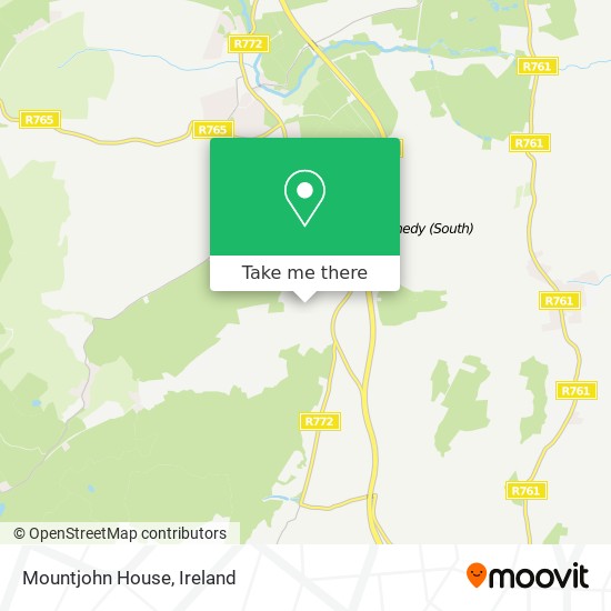 Mountjohn House map