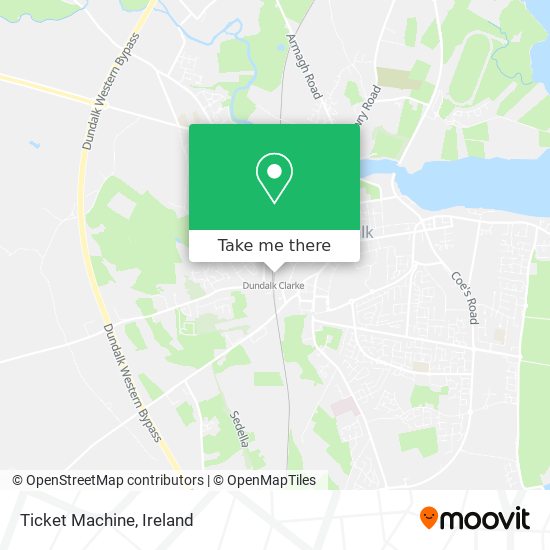 Ticket Machine map