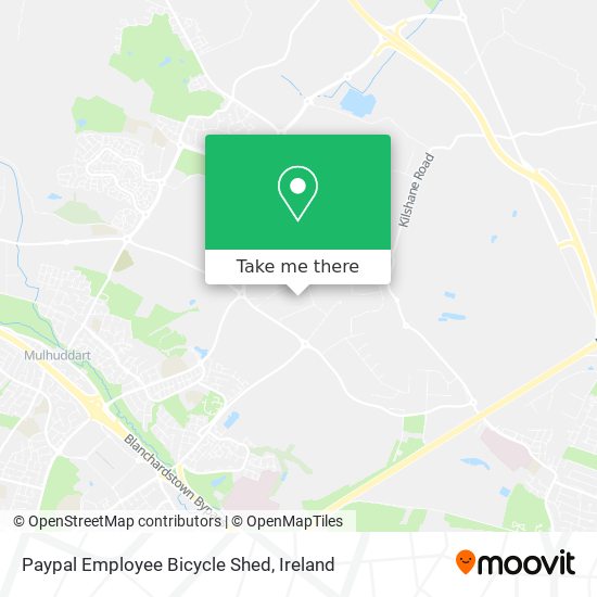 Paypal Employee Bicycle Shed map